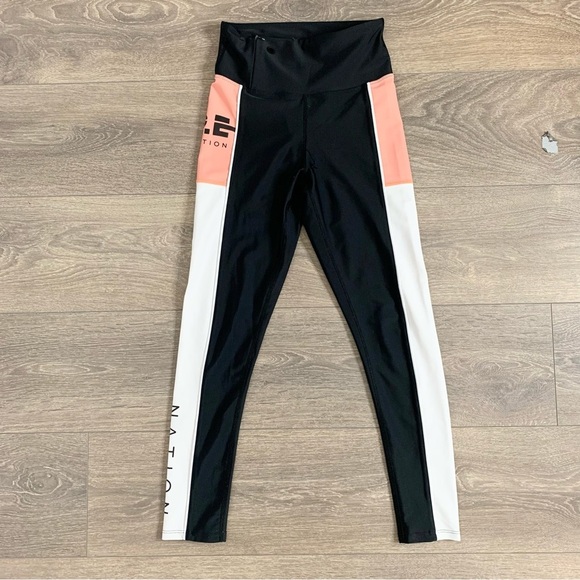 P.E Nation Without Limits Legging High Rise Waist 7/8 length Black Size Small - Picture 6 of 16